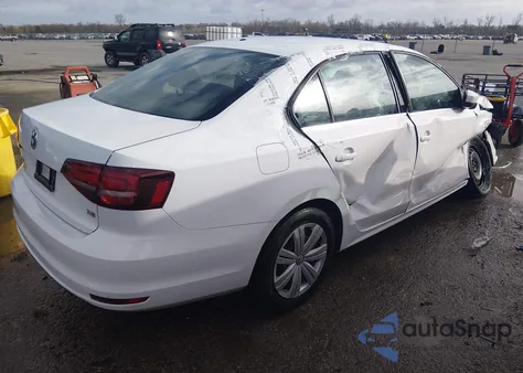2017 Volkswagen Jetta 1.4T S z USA, uszkodzony, nr VIN 3VW2B7AJ1HM400206